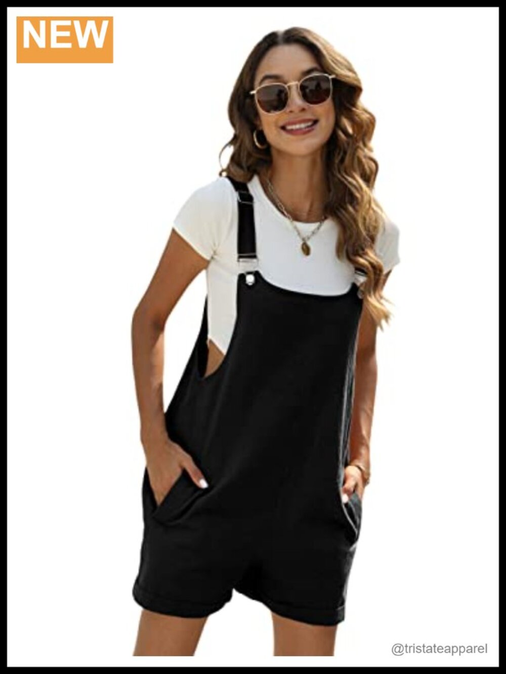Women's Cotton Linen Shortall Romper Adjustable Strap Pinafore Overall